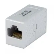 RiteAV RJ45F/RJ45F Straight Cat5 / Cat5e Rated Modular Coupler (White)