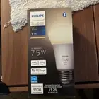 Philips Hue White A19 1100 Lumen Smart LED Bulb Energy Star 75W