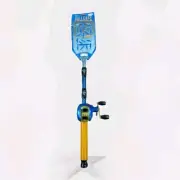 Gibson BBQ Grilling Spatula Open Face Fishing Bait Casting Rod 18" Blue G.E.I.