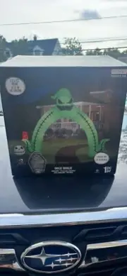 Gemmy Disney 13.5 ft. LED Oogie Boogie Halloween Archway Inflatable NEW IN BOX