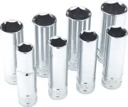 PERFORMANCE 1/2" 6 Point Socket Sets Deep SAE W32300