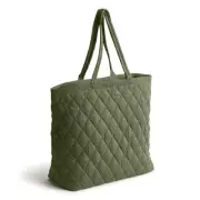 Vera Bradley Performance Twill Original Tote, Bronze Green