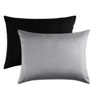 Microfiber Pillow Cases Standard Size Set of 2, Ultra Soft Fabric for Hair & ...