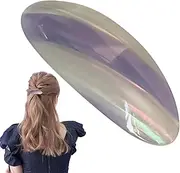 French Barrette Hair Clip | Retro Style Oval Hair Clips | Classic Hair Clip for Women, Hair Barrette, Strong Hold Grip Clasp for Girls, Hair Styling Accessories for Everyday Use