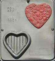 Heart Box Chocolate Candy Mold Valentine 3056 NEW