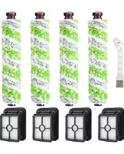 Replacement Brush Roller and Filters for Bissell CrossWave Vacuum, CrossWave Pet