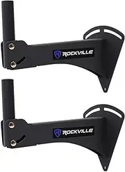 Rockville RPW20 Adjustable Wall Mount Bracket for PA Speaker Installations, Pair