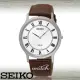 【SEIKO 精工】雜誌推薦款_簡單時尚_太陽能羅馬文皮革男錶(SUP869P1)