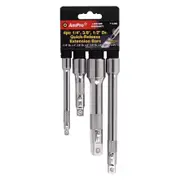 Ampro 1/4" 3/8" 1/2" Drive Extension Set 4 Piece T11369