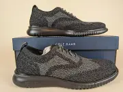 Cole Haan Shoes Mens 9 M ZeroGrand Stitchlite Sneakers Black Wingtip Oxford NEW