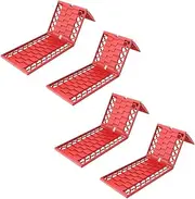 Best Answer Car Emergency Stack Step Set of 4, Snow Helper Ladder, Emergency Ladder, Recovery Ladder, Foldable, Car Supplies, Escape, Sand, Snow, Tire Stack, Emergency, Anti-Slip, Non-Slip, Stack