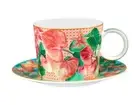 Maxwell & Williams Teas & C's Tropicana Breakfast Cup & Saucer Pink Gift Boxed
