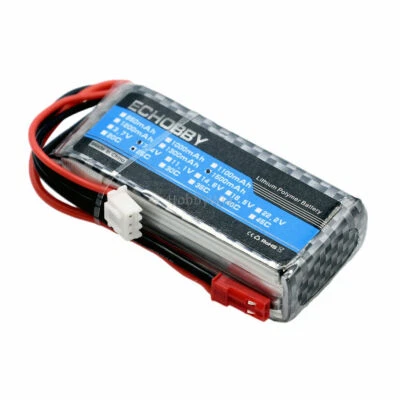 11.1V 3S 1500mAh 25C LiPo Battery JST plug for RC Airplane Helicopter FPV Drone
