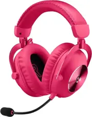 Logitech G PRO X 2 Lightspeed Wireless Gaming Headset, Detachable Boom Mic, 50Mm