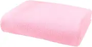 MUCKLILY Large Quick Dry Microfiber Bath Towel for Spa Beach Swimming Camping Soft Absorbent Lightweight Shower Towel Pink for Travel and Outdoor Activities