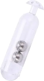 ANKROYU Fishing Lure Rattle Plastic Tube Rattles Shake Bait Insert Sound Attraction for Soft Fish Baits PVC Stainless Steel 21mm 50PCS
