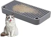 Cat Ramp for Litter Box - Elevated Cat Litter Ramp | Detachable Litter Trapper | Easy to Clean with Filter Function | Front Entry for Bathroom Or Living Room Setup