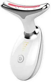 Firming Wrinkle Removal Device for Neck Face, Double Chin Reducer, 3 in 1 Portable Face Massager for Skin Care, Face Sculpting Tool, Vibration, Thermal, Microcurrent