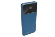 Laser 18W PD 10000mAh LED Power Bank Micro USB Type C Portable Charger Navy