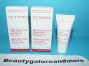 2 CLARINS MULTI ACTIVE DAY CREAM MOISUTRIZER SAMPLE