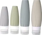 Travel Bottles, Travel Essentials, Travel Accessories for International Travel, TSA Approved Leak Proof Squeeze Silicone Travel Bottles, Travel Containers for Toiletries