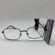 FG88 FOSTER GRANT ESSENTIALS JACOBSON GUN METAL GRAY +1.25 Reading glasses