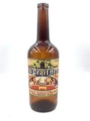 Old Craft Brew Beer LABEL, Menominee - Marinette Brewing Co. on EMPTY Bottle
