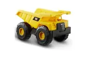 CAT Construction Toys, CAT Dump Truck Toy Construction Vehicle 10" Plastic Action Vehicle with Articulated Buckets for Indoor Outdoor Play. Ages 3+