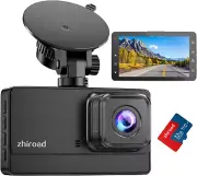Dash Cam 1080P FHD Front Dash Camera for Cars, Dashcam with 176°Wide Angle, Nigh