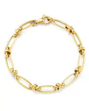 Bloomingdale's Fine Collection Paperclip Link Chain Bracelet in 14K Yellow Gold