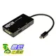 [美國直購] Tripp Lite Keyspan Mini Displayport to VGA/DVI/HDMI, All-in-One Cable Adapter, 適配器