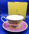 Maxwell Williams Cashmere Enchante Antoinette Tea Cup & Saucer Duo Yellow & Pink