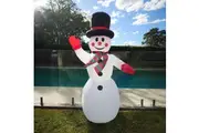 Christmas Decoration Inflatable 180cm Top Hat Snowman