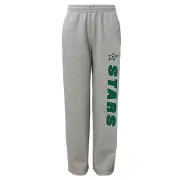 Outerstuff Dallas Stars NHL Boys Kids (4-7) Post Game Fleece Pant, Grey