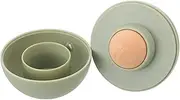 HAPINARY Portable Volcano Stone Skin Rolling Massage Tool for Oil Absorption Avocado Promotes Circulation Reduces Fine Lines for Daily Facial Care and