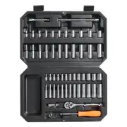 VEVOR Socket Set, 1/4 Inch Drive Socket and Ratchet Set, 6-Point Socket Opening,