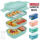Lunch Box Bento Box Kids Students Lunch Food Containers Leakproof Microwave Safe