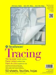 Strathmore 300 Series Tracing Paper Pad, Tape Bound, 9x12 inches, 50 Sheets (...