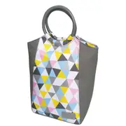 Sachi Insulated Lunch Bag carry Tote Storage Travel Bag Triangle Mosaic