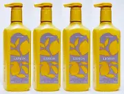 4 Bath & Body Works LEMON Cleansing Gel Hand Soap 8.0 oz
