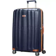 Samsonite Lite-Cube Deluxe Extra Large 82cm Hardside Suitcase Midnight Blue 6124