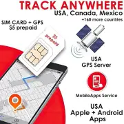 SIM for OBD2 GPS Tracker Real Time Vehicle Tracking Device OBD II Car Truck US