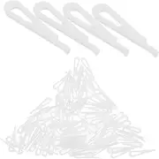 CATIEBYE 100Pcs Plastic Alligator Shirt Clips Reusable Garment Clamps Portable Fixing Clips for Clothes Dresses and Ties Durable Material Easy to Use