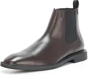 [HUGO] Men's Brushed Leather Chelsea Boot Chukka