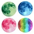 Home Decor Luminous Moon 3d Wall Stickers Glow In The Dark Wall Sticker