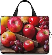 Laptop Case Sleeve Shockproof Computer Carrying Bag Fruits on Wood Notebook Case Cover Laptop Bag Water Resistant Computer Cases Tablet Briefcase for Travel Business 12 Inch