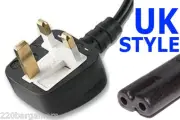 UK British Style Power Cord Type G Plug for Africa, Middle East, England, Irelan