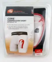 *NEW!* Shock Doctor Core Compression Short With Bio-Flex Cup / Size Youth Small