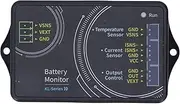 Battery Monitor, 400A 0‑120V Bluetooth Wireless Battery Tester, KL140F Digital Voltage Current Meter, Battery Capacity Gauge Indicator for Measuring Power, Capacity, Timing
