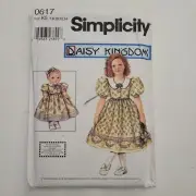 Simplicity Daisy Kingdom Girls + Matching Doll Sewing Pattern 0617 Uncut Sz 7-14